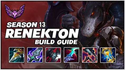 Build for renekton - Renek is to versatile for one build….I like the sunfire one but I like frost more….I just played a game vs 4 ranged and pyke so I went prowlers(and I was ahead) I can’t box into one build although my most built right now is frostfire….I go sun if I need the tenacity attacked it’s not bad by any means I think between frost and sun is just preference